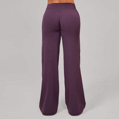 Women Straight Yoga Leg Bottoms Soft Stretchy Fabric Women's Yoga Pants GYM Sweat-Wicking Properties Running Sport Trousers