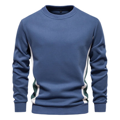 New Spring Autumn Men O-neck Loose Pullovers Sweatshirts High Quality Male Outwear Casual Sweatshirts EU Size XXL Men's Clothing