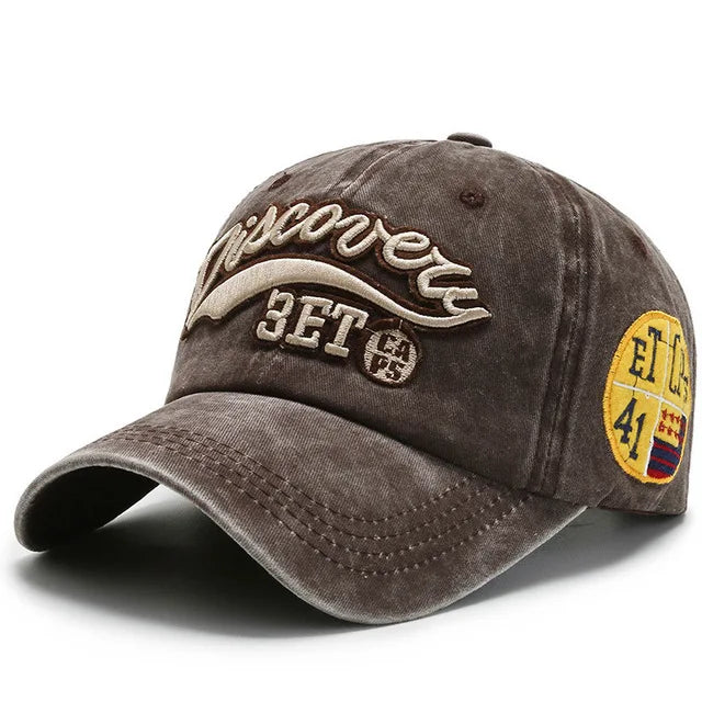 Summer Women Men Baseball Cap Fashion Letter Embroidery Snapback Hat Vintage Washed Cotton Unisex Hip Hop Sun Hat Casquette