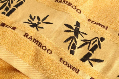 Bamboo Fiber Towels Set Home Bath Towels for Adults Face Towel  Thick Absorbent  Luxury Bathroom Towels Toalha De Praia