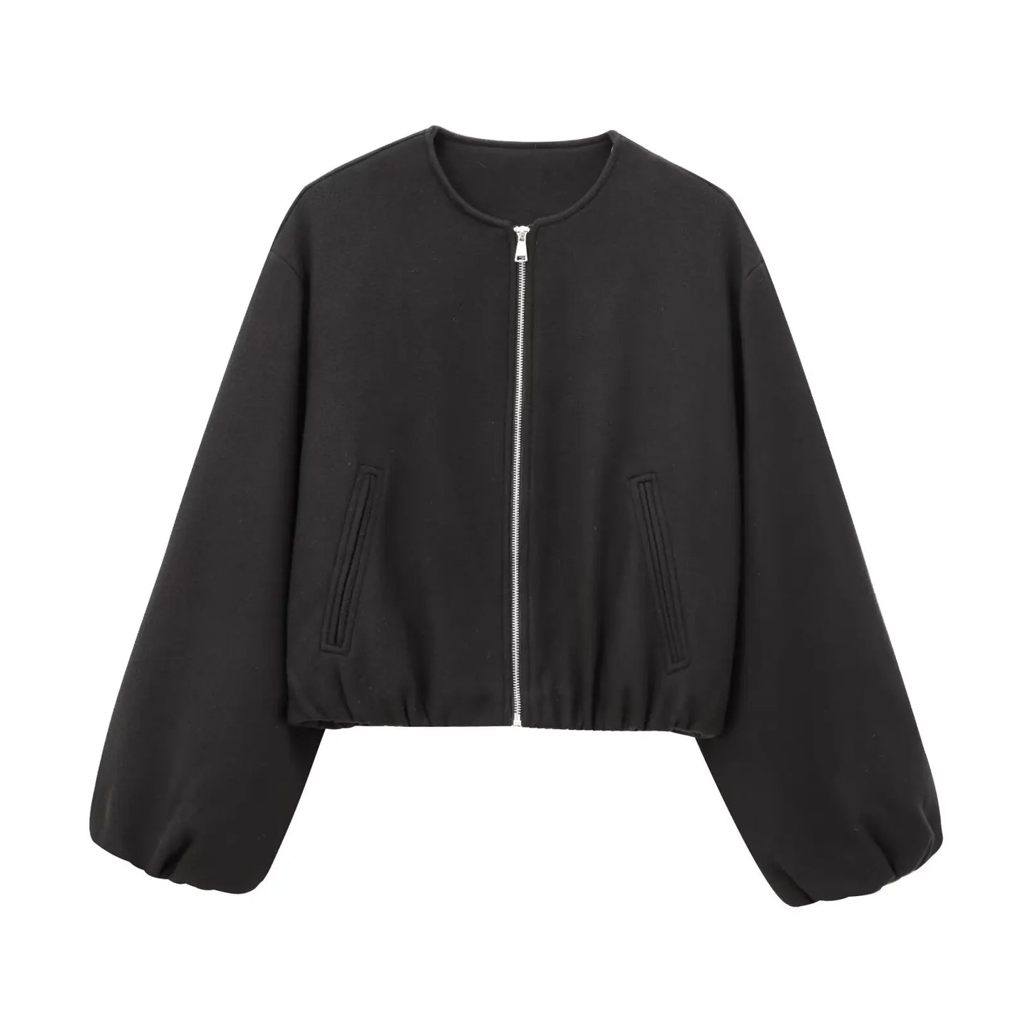 Red Zipper Bomber Jackets for Women Soft Cropped Jackets Woman 2026 Long Sleeve Woman's Sports Jacket New in Outerwears