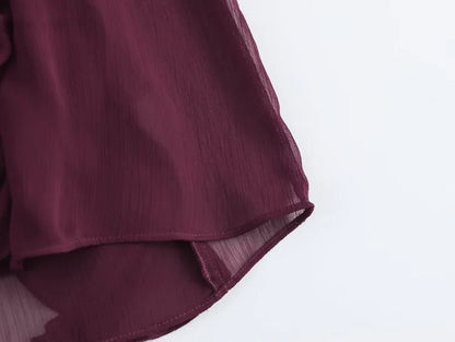 Ruffle Blouses for Women Semi Sheer Shirts and Blouses Woman Summer Casual Blouses Woman Fashion Tops Womens Blouses