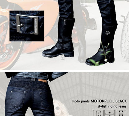 Uglybros Ugly Brothers Coated Cycling Pants Motorcycle Drop-Resistant Motorcycle Pants All Year Round Windproof Knight Racing Pants