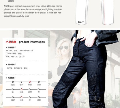 Uglybros Ugly Brothers Coated Cycling Pants Motorcycle Drop-Resistant Motorcycle Pants All Year Round Windproof Knight Racing Pants