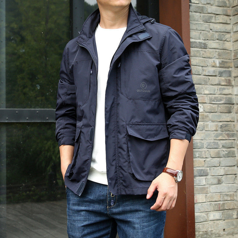 Mountaineering Hooded Jacket Men's Casual Jacket Outdoor